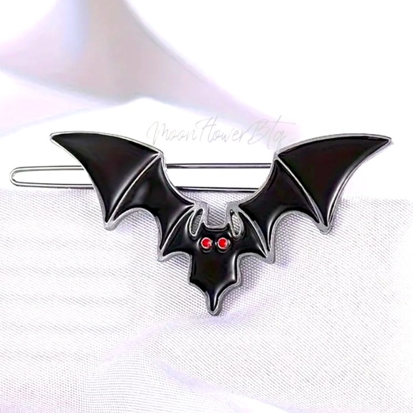 MoonFlowerBtq Accessories - Black Bat Hair Clip